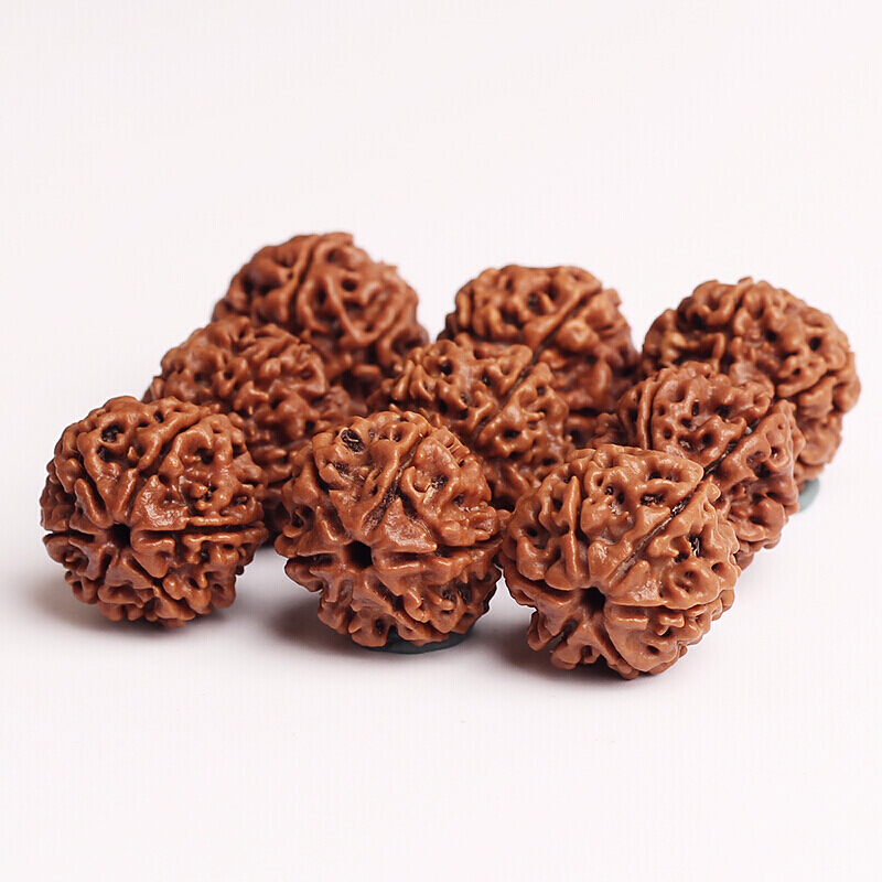 今夕 尼泊尔大金刚菩提子六瓣佛珠念珠手串 红皮黄皮深度清理款男士文