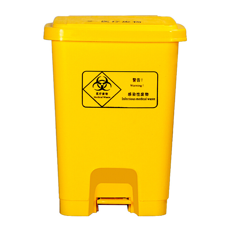 拍米塑业(PAI MI PLASTIC)医疗用黄色垃圾桶240L