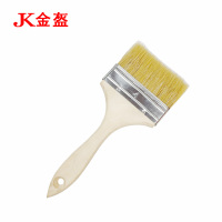金盔纯猪鬃毛油漆刷毛刷4寸/把