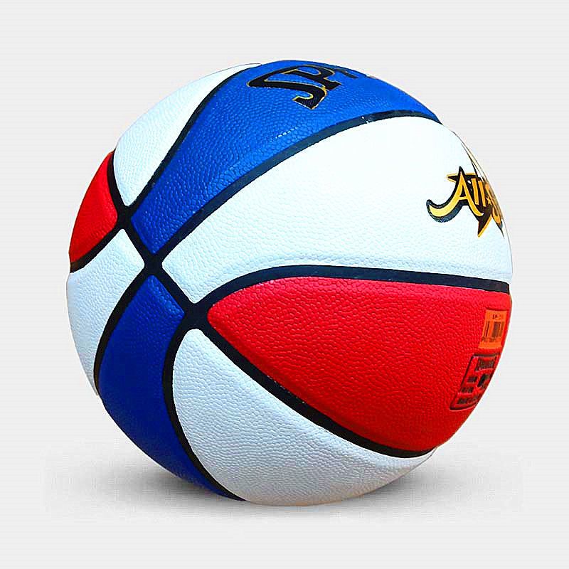 儿童篮球软皮4号5号6号彩色幼儿园篮球中小学生7号成人篮球5号白蓝黄