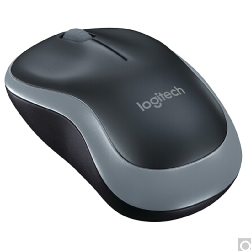 罗技（Logitech）M185（M186）无线鼠标 黑色灰边