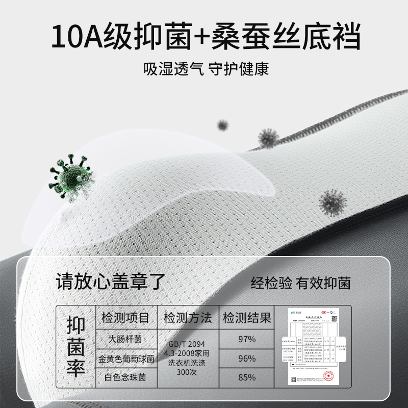 花花公子男士内裤男生10A抗菌透气棉质平角短裤透气2026大码内裤高清大图