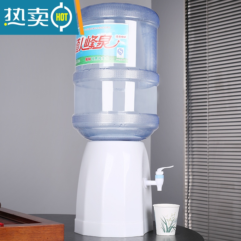 敬平纯净水桶家用简易饮水机迷你压水器矿泉水按压器桶装水抽水器吸水 经典款饮水器另送1个水龙头高清大图