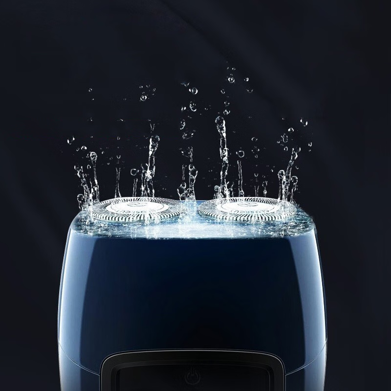 飞利浦 PQ190 男士刮胡刀 旋转式双刀头 充电式胡须刀 刀头水洗高清大图