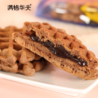 满格华夫阿华田夹心华夫饼 营养早餐蛋糕食品手撕面包零食糕点整箱