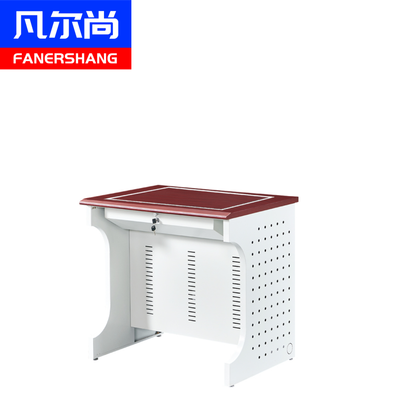 凡尔尚单人位翻转电脑桌800*700*750mm张高清大图