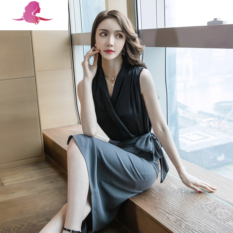 艳如飞轻奢名媛套装裙气质女范衣服夜店女装2020新款潮性感时尚御姐风套装