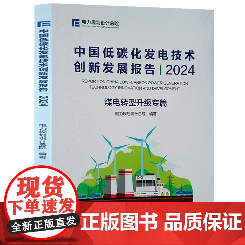 中国低碳化发电技术创新发展报告2024 电力规划设计总院著中国电力能源书籍高清大图