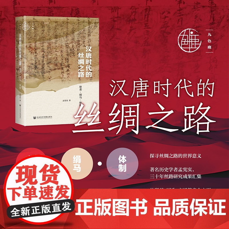 汉唐时代的丝绸之路 使者 绢马 体制 史学家孟宪实三十年丝路研究成果汇集 九色鹿丛书 展现汉唐时代的丝路风貌