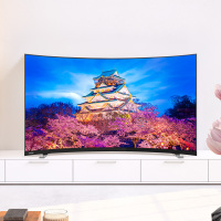东芝（TOSHIBA） 55U6880C 55英寸 曲面电视4K超高清电视AI人工智能电视超薄电视（银灰黑）
