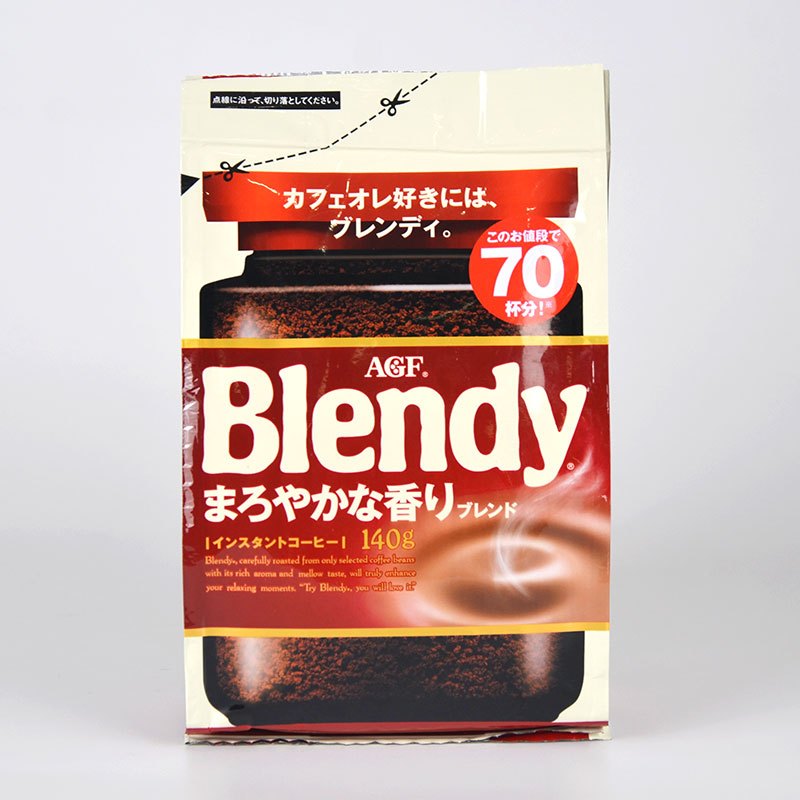[临期特价]AGF 布兰迪Blendy 速溶黑咖啡粉 经典醇香 140g袋装 日本原装进口(2024.03到期)