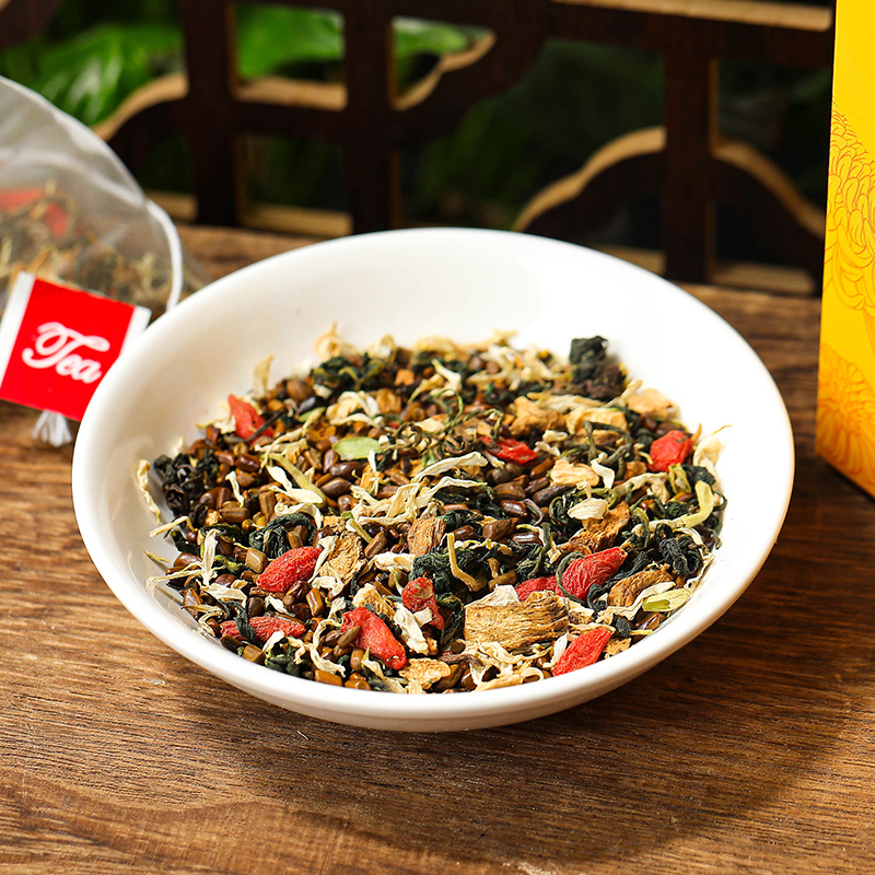 同仁堂菊花枸杞决明子茶蒲公英金银花茶蒲公英牛蒡决明子茶150克