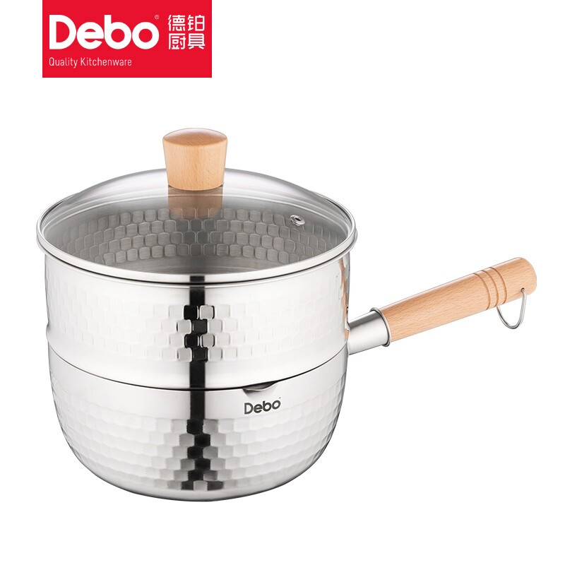 (顺丰发货)德铂(Debo)达芙妮不锈钢奶锅20cm DEP-803
