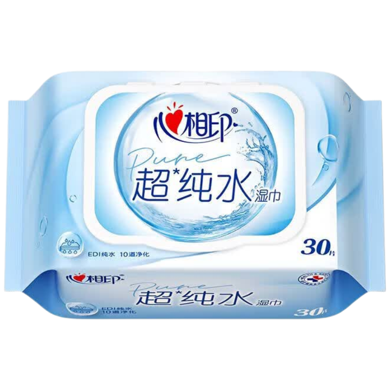 [特惠]心相印 茶语经典 12包手帕纸+湿巾高清大图