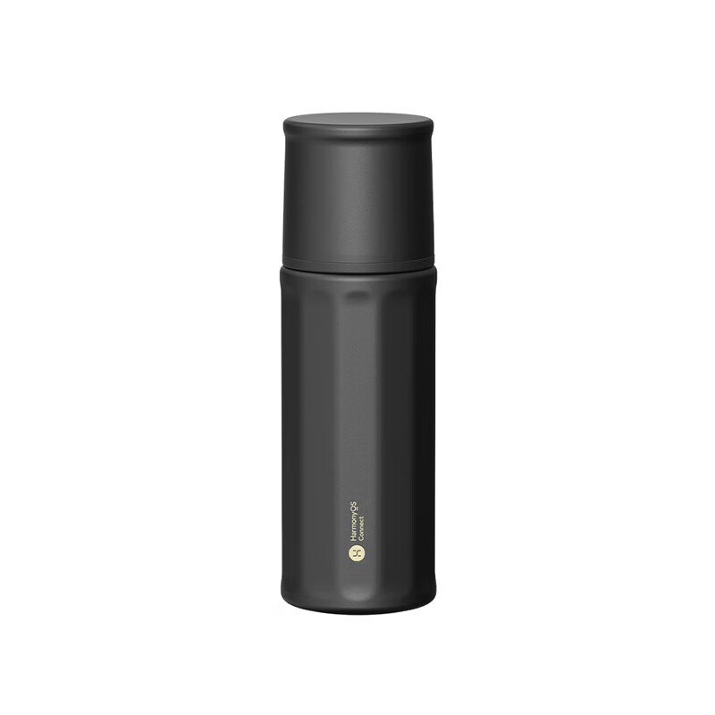 华为哈尔斯星闪智能泡茶杯覆钛保温杯曜石黑450ml
