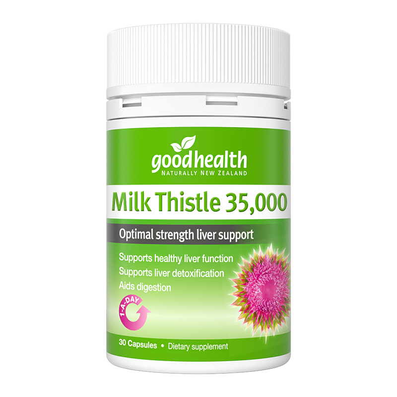 [有效期至24年5月]新西兰goodhealth 奶蓟草护肝养肝净肝30粒