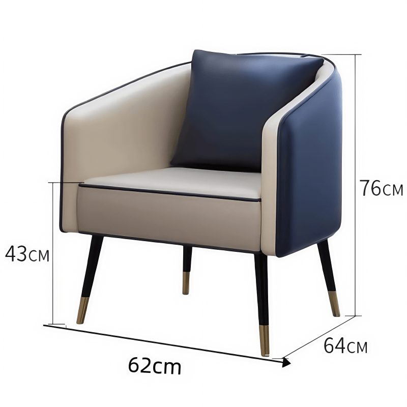 鑫木樽休闲沙发62*64*76cm张高清大图