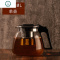 玻璃泡茶壶茶具套装过滤家用红茶壶单壶大容量水壶加厚茶杯 封后 1000黑色泡茶壶带滤网