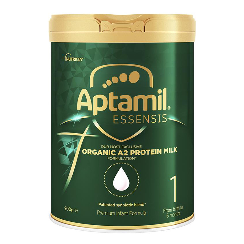 澳洲发/3罐装-爱他美(aptamil)绿色奇迹有机A2蛋白配方奶粉1段900g/罐装 进口婴幼儿一段奶粉 0-6个月