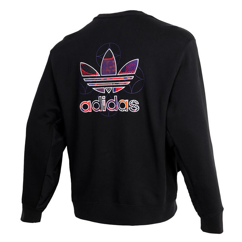 阿迪达斯 (adidas)三叶草卫衣男装春季新款运动服圆领休闲套头衫 GN5450