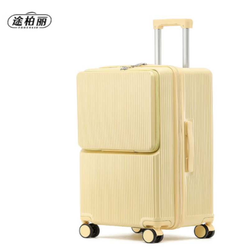 TOBERLIR途柏丽拉杆箱大容量前开盖行李箱男女登机旅行箱T0211高清大图