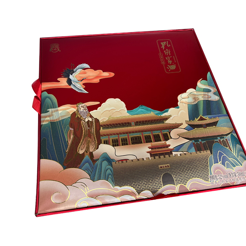 孔府家浓香型纯粮酒500ml 52度礼盒装 婚礼婚宴用酒精选糯米酿造通风储存高清大图