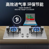 樱花(SAKURA燃气灶台式嵌入两用一级能效节能五段火力童锁保护灶具煤气灶熄火保护家用厨房双眼灶PSC01(液化气)