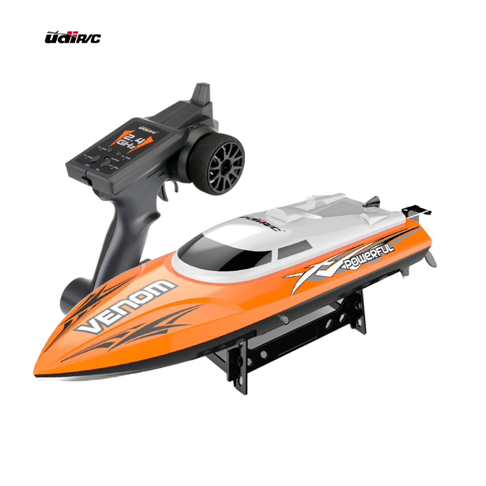 优迪玩具udi001橙色三电超大号遥控船快艇玩具模型高速儿童男孩成人
