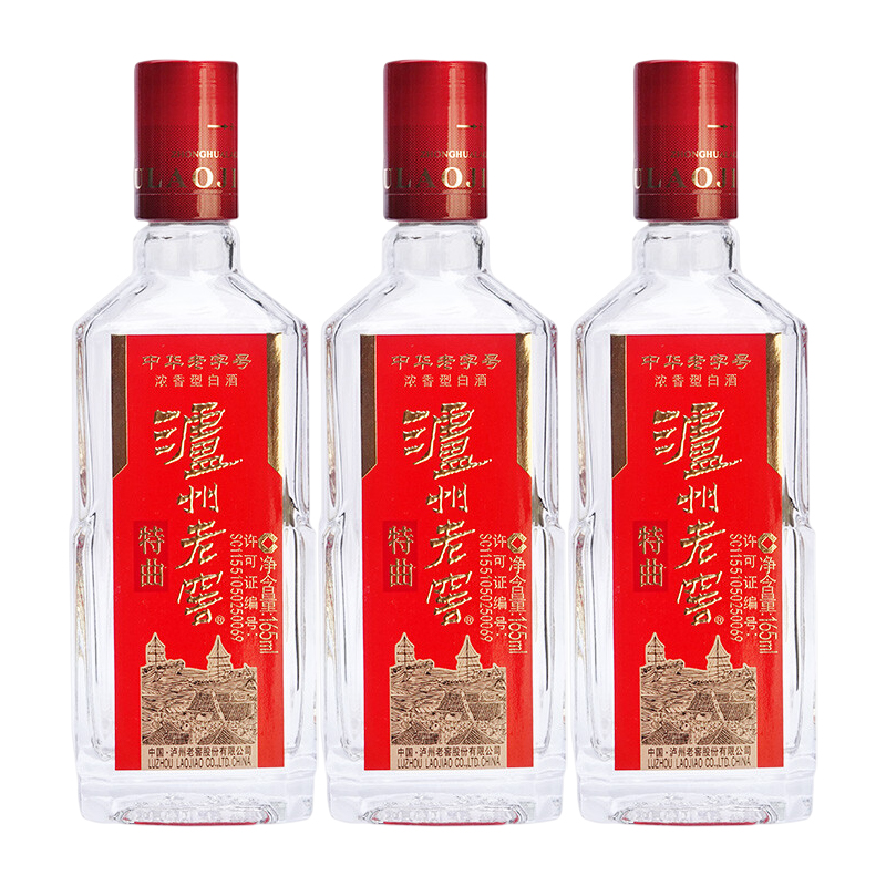 泸州老窖 特曲老字号 52度165ml*1瓶小酒 浓香型白酒高清大图