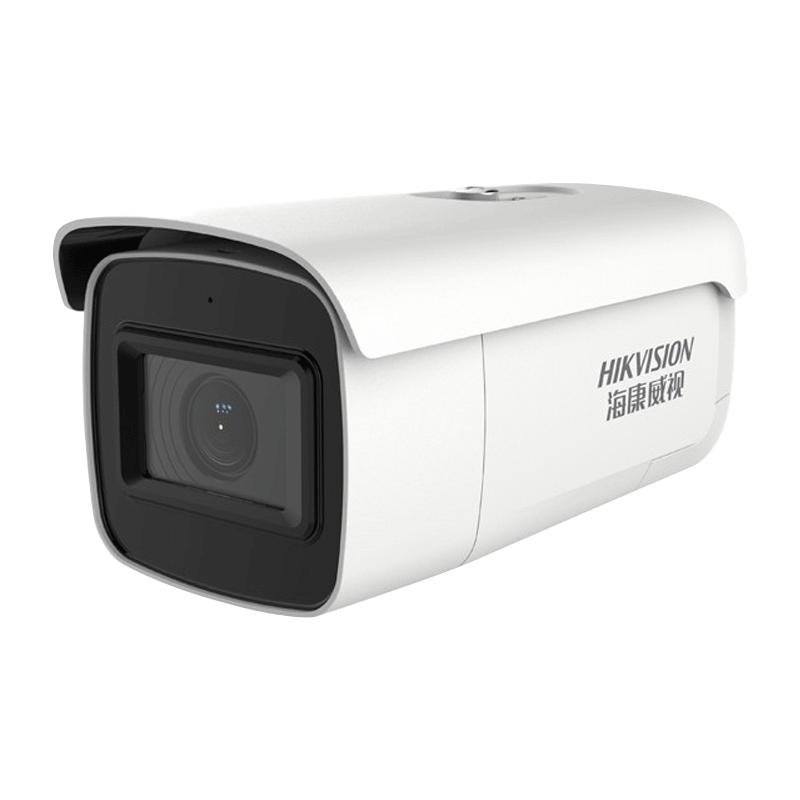 海康威视人脸识别摄像头400万poe变焦智能警戒抓拍对讲监控器高清