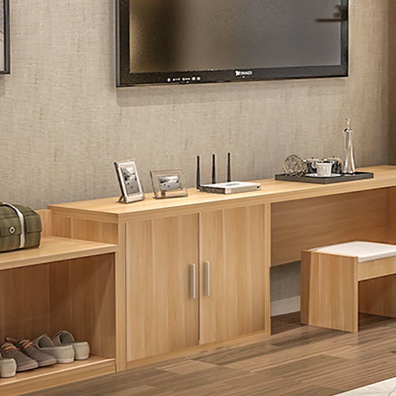 铭羽洋电视柜衣柜组合2.6m电视柜+0.8m衣柜组图片