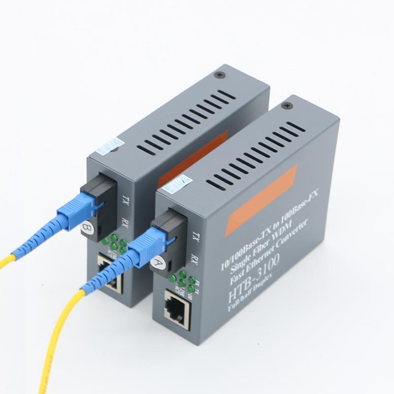 htb3100ab百兆单模单纤光纤收发器光纤收发器光电转换器一对