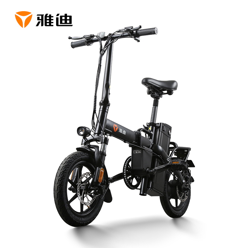 雅迪电动车 F3 Plus(GT3) 锂电池代驾超长续航 助力便携电动折叠自行车