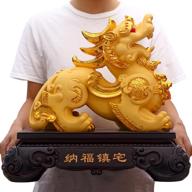 家柏饰(CORATED)貔貅摆件大号皮丘一对办公室桌面房间装饰工艺品开业礼品高清大图