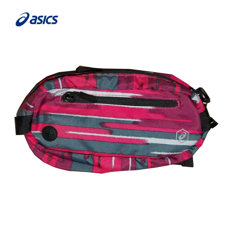 ASICS/亚瑟士 男女通用运动粉色印花腰包M EBM518-1196