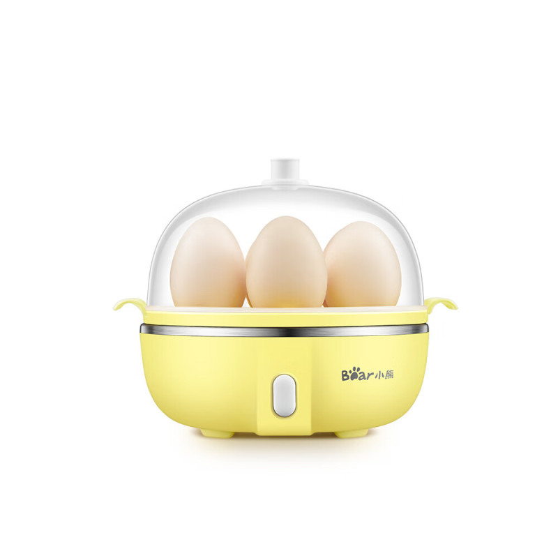 小熊煮蛋器 蒸蛋器 单层家用多功能迷你早餐神器ZDQ-B07T2 单层 【无蒸碗】 单层
