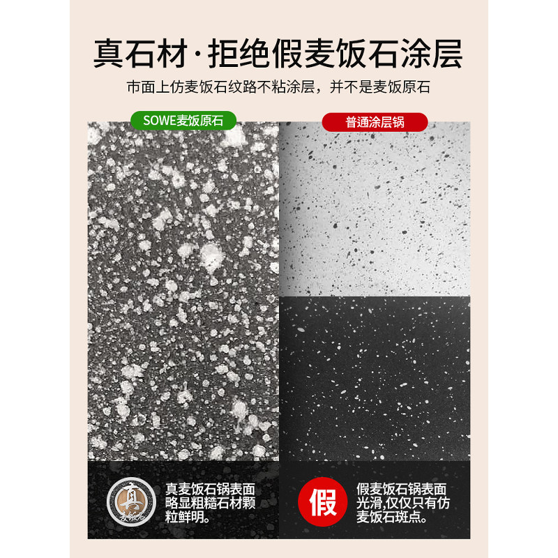 宝宝辅食锅婴儿煎煮一体麦饭石多功能不粘锅小奶锅儿童锅家用高清大图