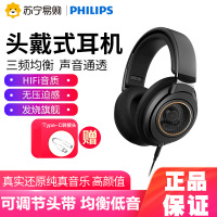 飞利浦/PHILIPS SHP9600 头戴式HiFi音乐游戏耳机 舒适贴耳上网课专用 苹果安卓电竞吃鸡手机通