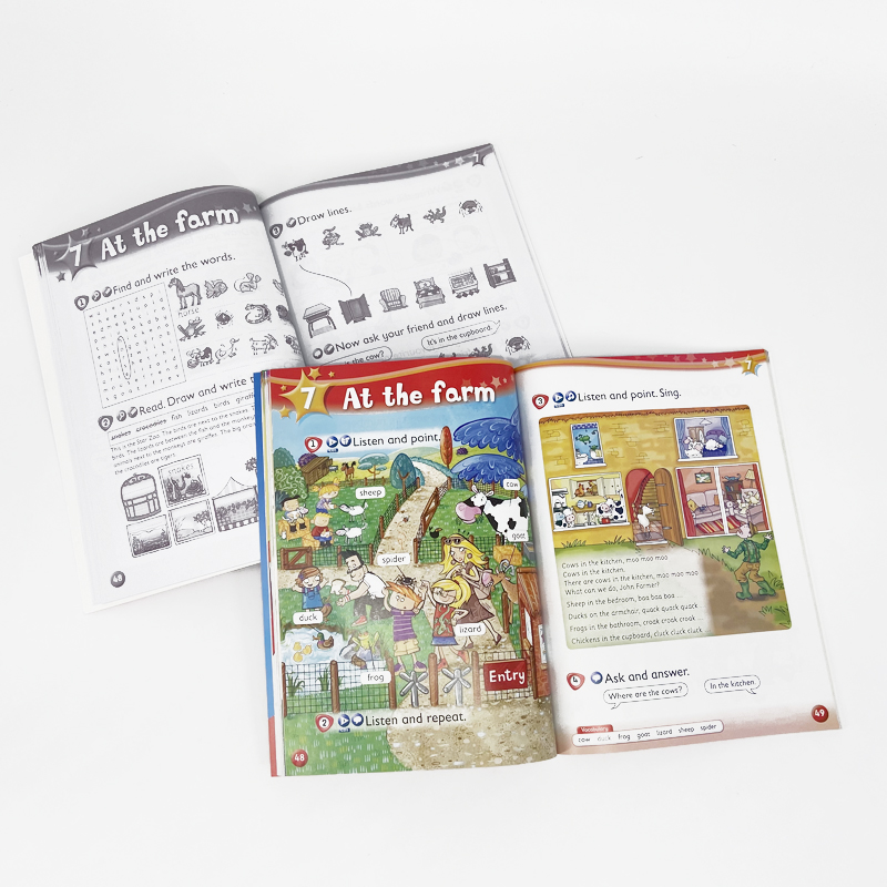 [正版]外研社Kid’s Box剑桥国际少儿英语(第二版)(学生包)(2)(点读)小学一二年级高清大图