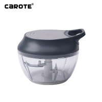 [上新]Carote手动绞菜机搅拌蒜泥家用厨房搅蒜器碎菜切菜神器 灰色小号
