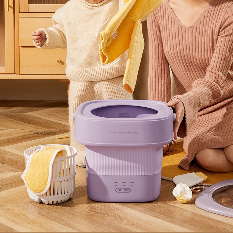 大宇迷你折叠洗衣机fm01