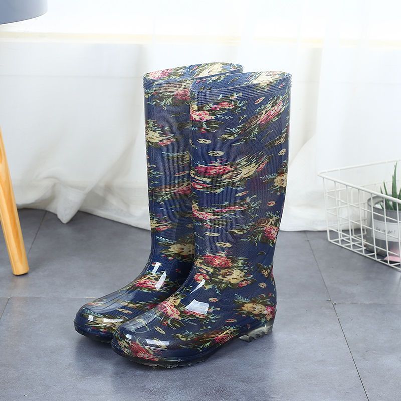 威珺女士雨靴1 时尚雨鞋女士高筒保暖雨靴防滑女式水鞋水晶胶鞋成人加棉水靴套鞋威珺 价格图片品牌报价 苏宁易购衣抹红妆优选女装专营店