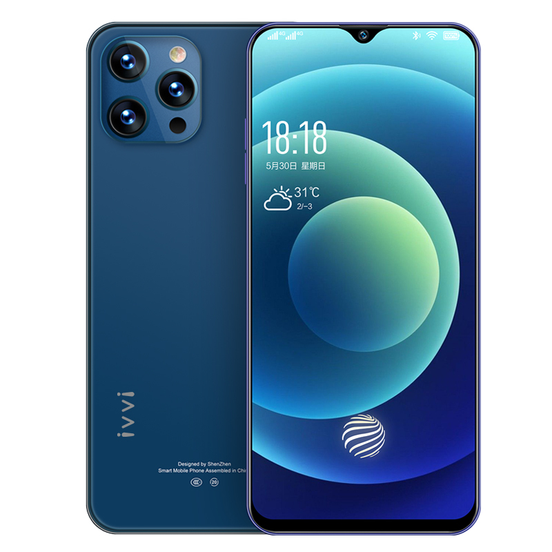 ivvia12全面屏6gb64gb天空蓝大屏安卓智能千百元便宜全网通4g游戏手机