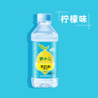 青可儿苏打水350ml无汽无糖苏打水整箱24瓶/箱（柠檬味）