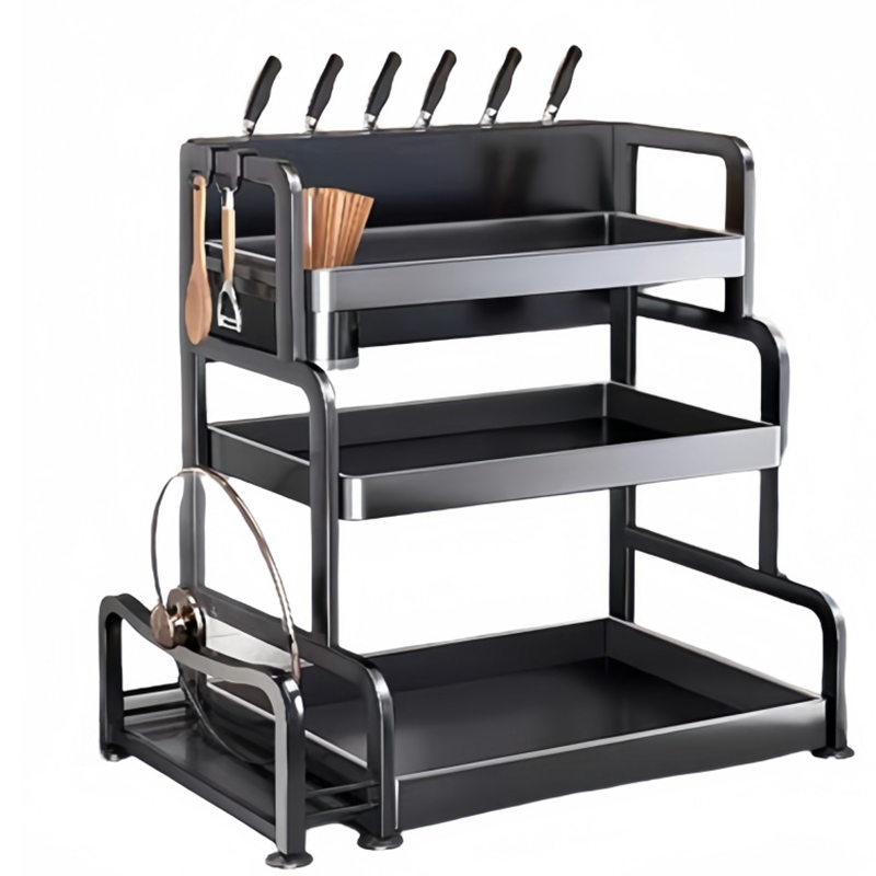 豫汉迎厨房多功能置物架三层个高清大图