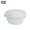 冠裕禾 玻璃保鲜盒饭盒 圆形-850ml 个