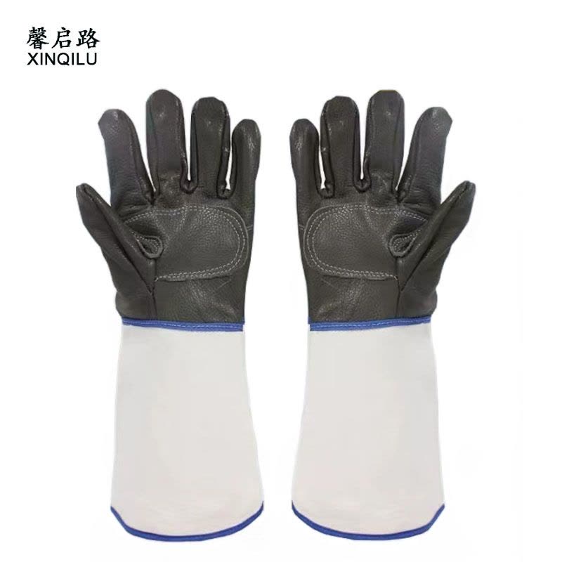 馨启路 掌全皮电焊手套 38cm (1副)图片