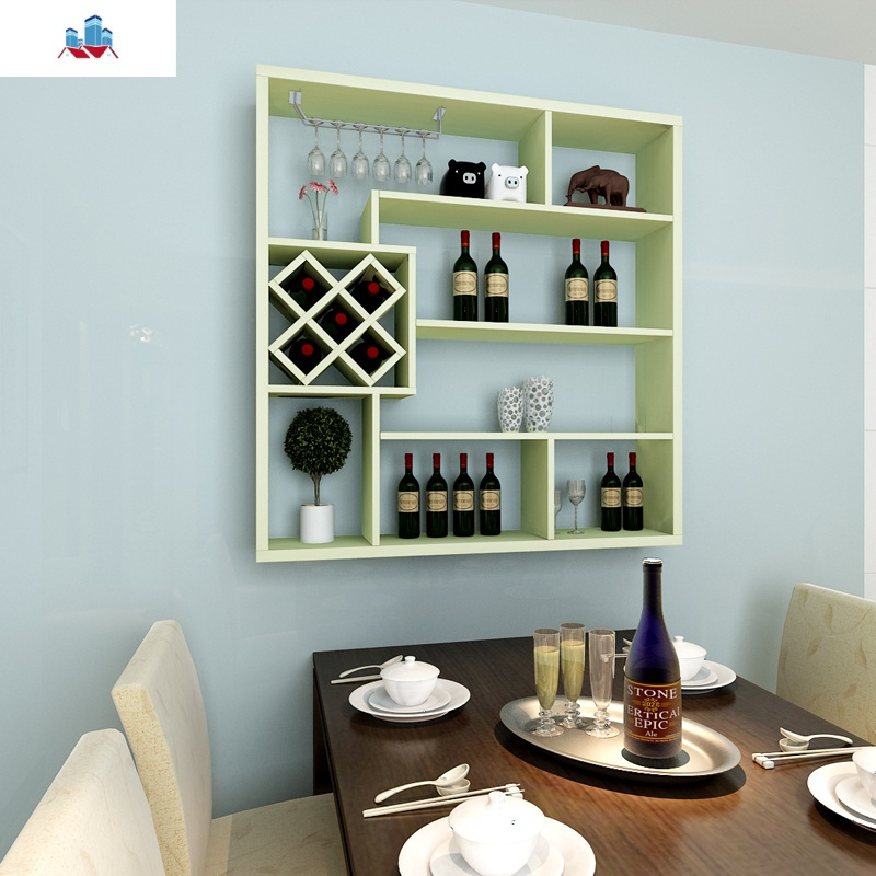 酒柜吊柜壁挂墙壁红酒架置物架简约壁柜储物柜挂柜餐厅 泰空仓酒柜