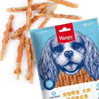 顽皮Wanpy宠物零食犬用鸡肉卷皮卷180g