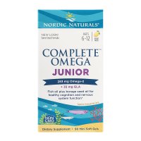 美国进口NordicNaturals挪威小鱼进口青少年儿童DHA补脑鱼油软胶囊6岁以上增强专注力90粒/瓶装